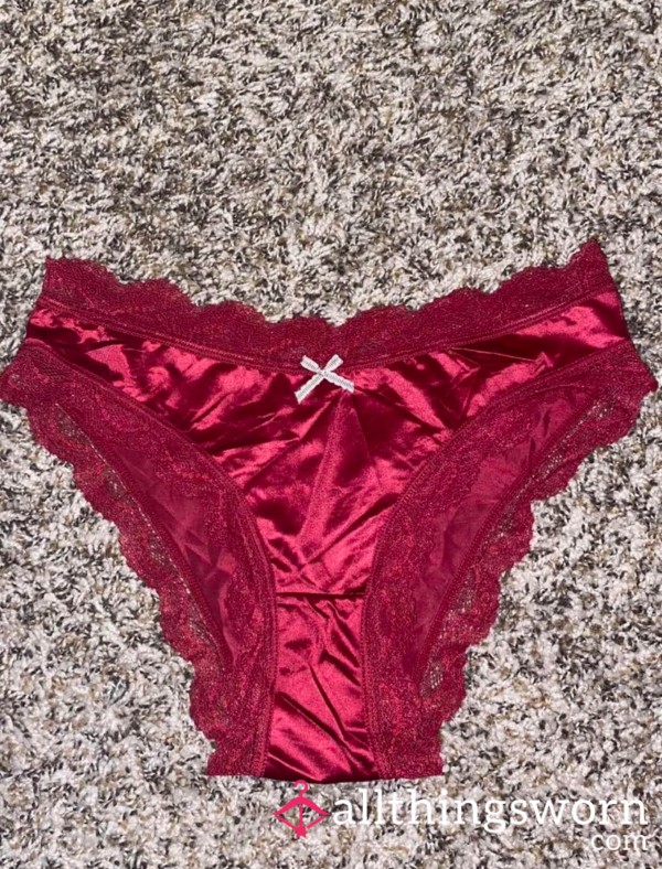 Red Satin Pantie ❤️