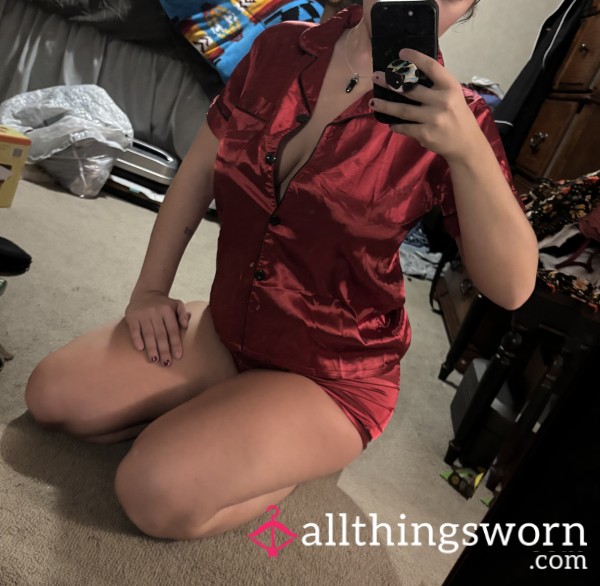 Red Satin Pj's