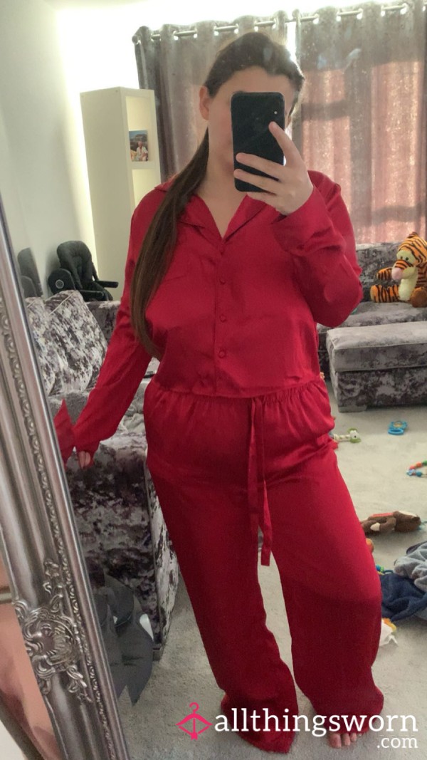 Red Satin Pjs