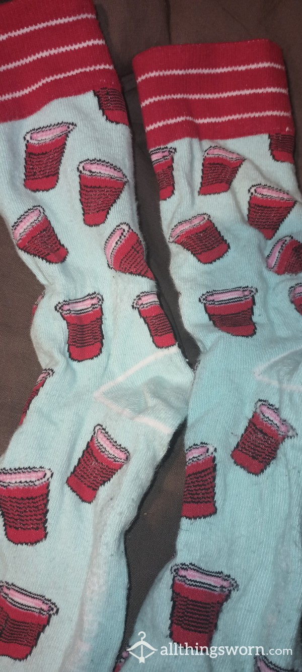 Red Solo Cup Socks