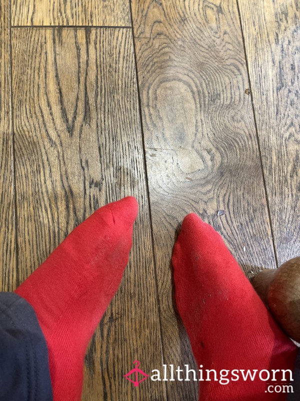 Red Sweaty Socks