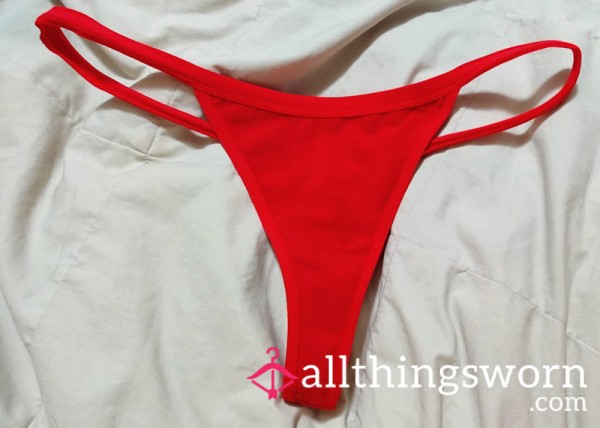 Red Thong Filled With Hot Scents For You