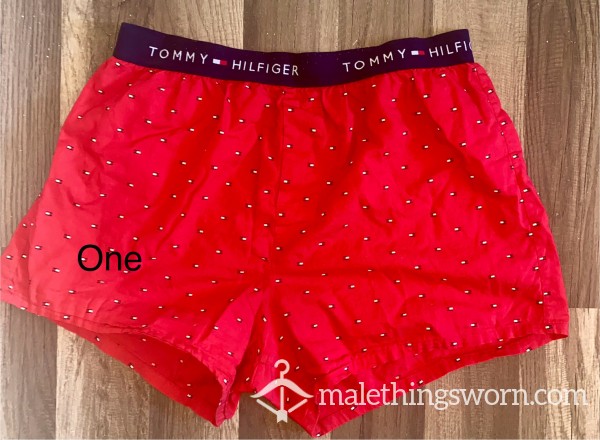 Red Tommy Hilfiger Boxers