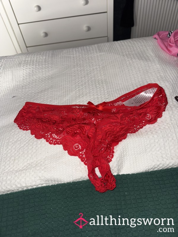 Red Underwear Lace