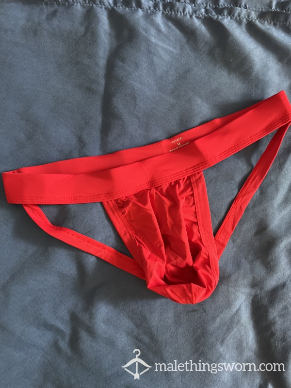 Red Used Jockstrap