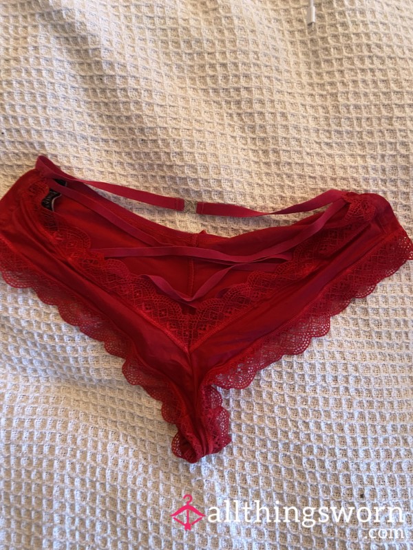 Red Victoria Secrets Panties