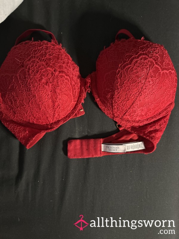 Red Victorias Secret 34D Bra