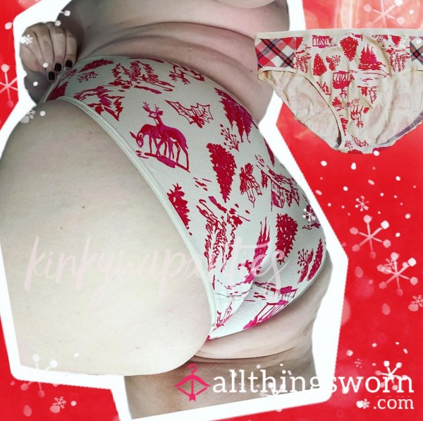 Red Winter Scenery On Nude - Includes 48-hour Wear & U.S. Shipping