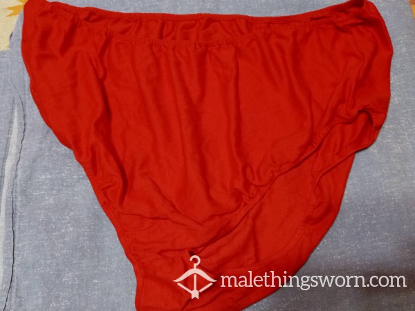 Red Woman's Panties - P**d-In Only