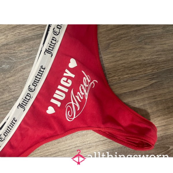 Red Worn Juicy Thong