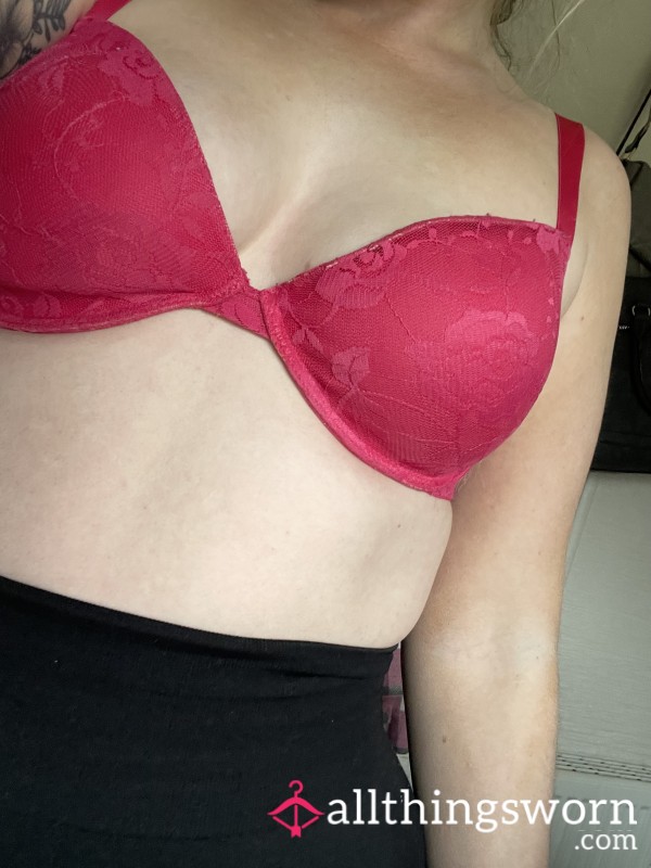 Reddish Pink Bra