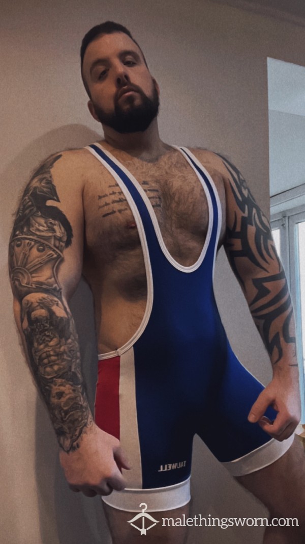 Red/white/blue Wrestling One Piece