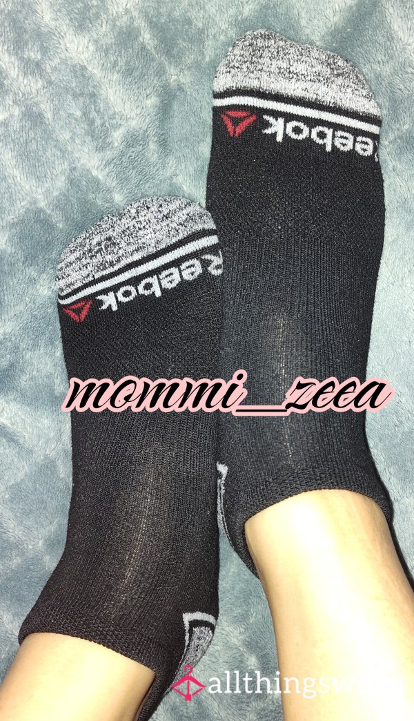 Reebok Black Ankle Socks Cotton