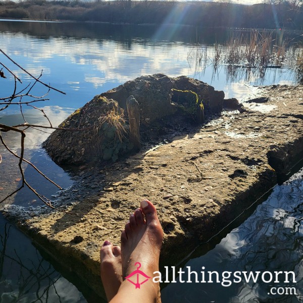 Refreshing My Feet In The Lake