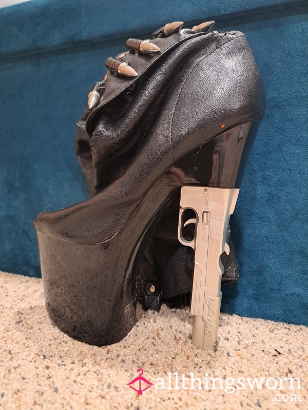 Retired Stripper Boots, 7.5" Heel