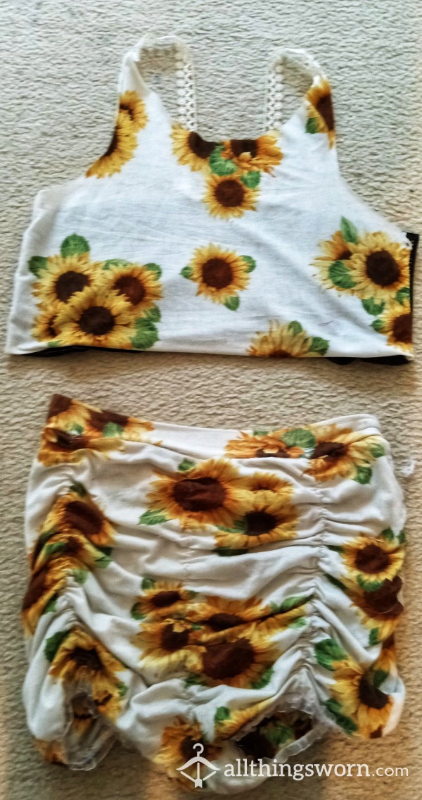 🌻Retro Sunflower 🌻 Knit Nighties 🌻