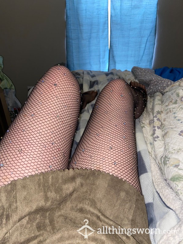 Rhinestone Fishnets