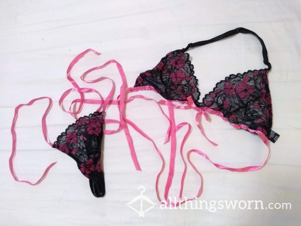 Ribbon Lingerie Set