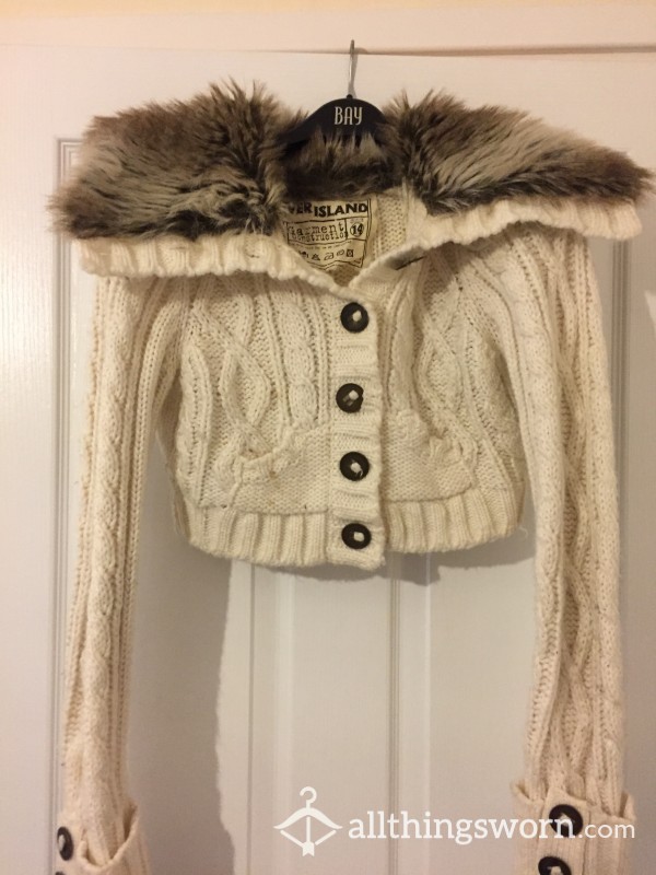 River Island Furry Cardigan