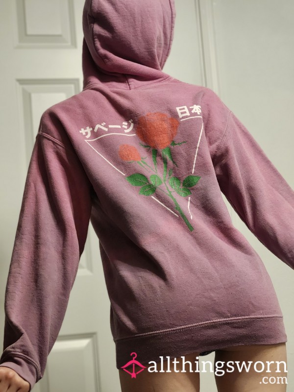 Rose Hoodie For Snuggling!