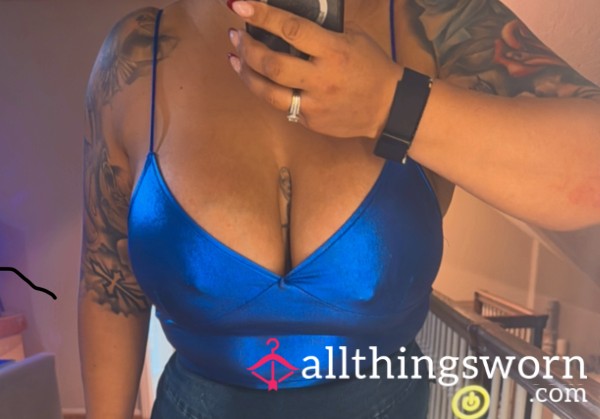 Royal Blue Crop Top