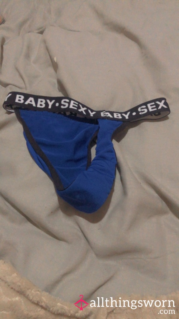 Royal Blue ‘s**y Baby’ Thong