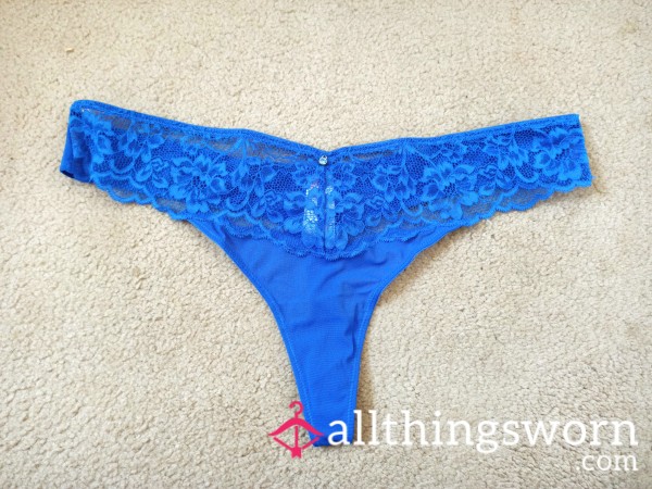 Royal Blue Thong By Ann Summers