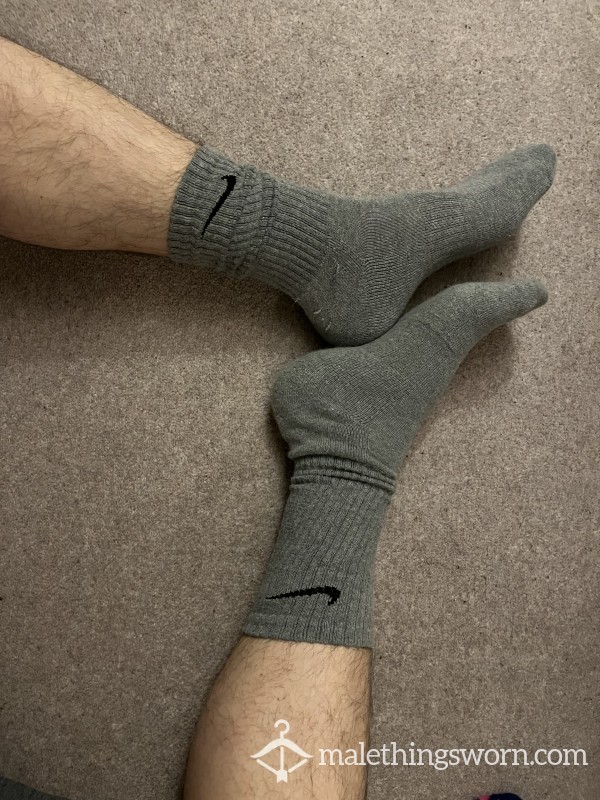 Rugby Guys Used Nike Grey Gym Socks