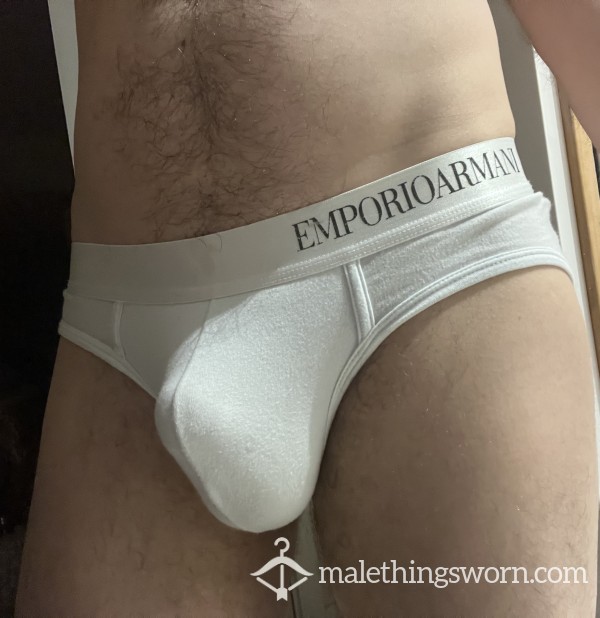 Rugby Guys White Emporio Armani Briefs