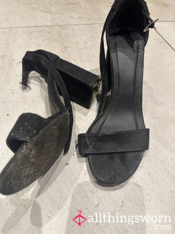 Ruined Black Heels