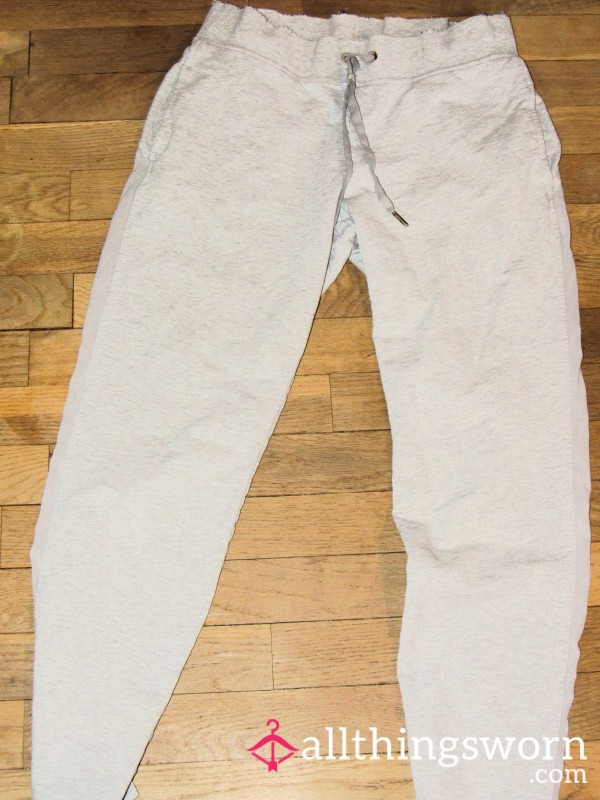 Ruined Victoria Secret Sweatpants **damaged** Holes Elastic