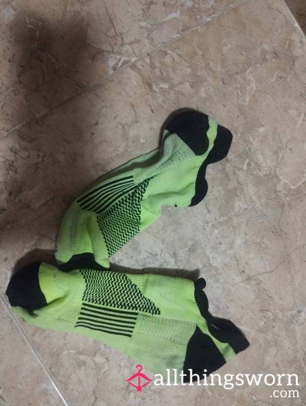 Runner Socks Used During Sweaty Workout