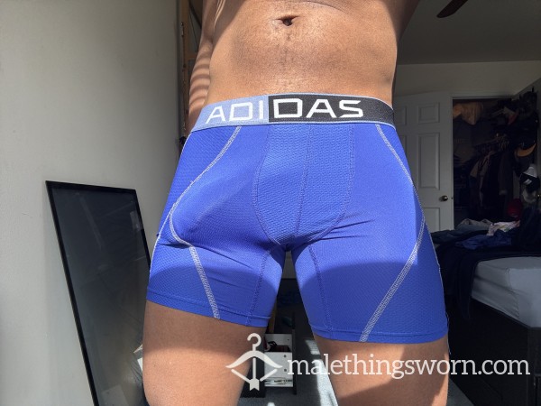 S - Blue Adidas Briefs