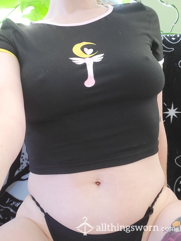 Black Crop Top