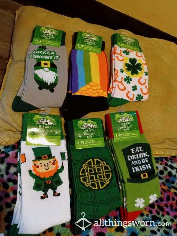 ☘️Saint Patrick's Crew Socks☘️