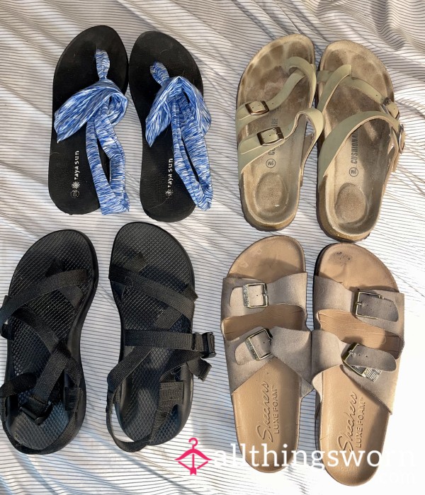 Sandals Tour: Pics From My Closet