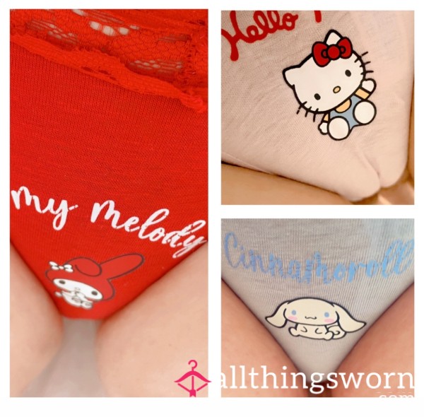 Sanrio Thongs Worn By Cute BBW