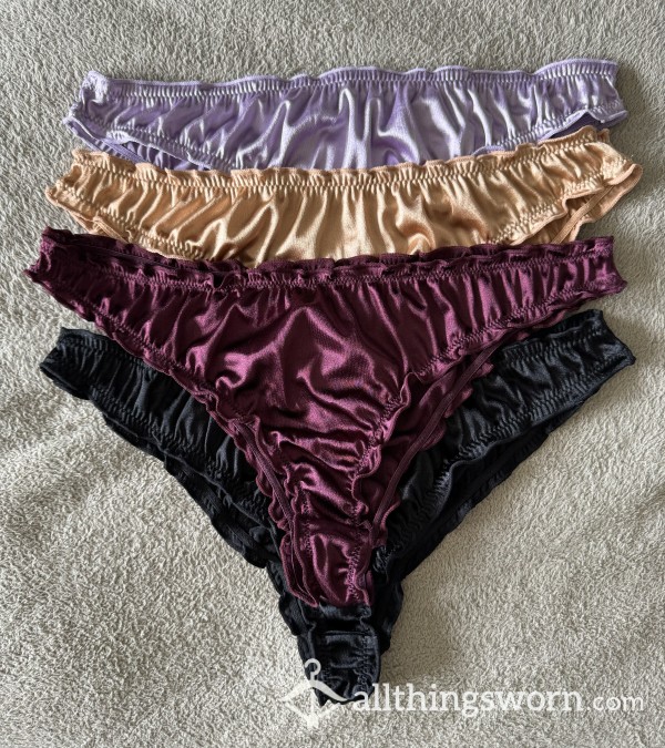 Satin Bikini Style Panties