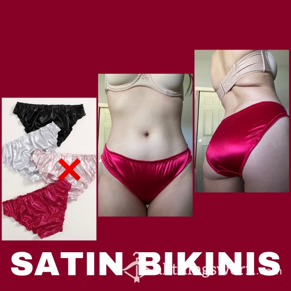 SATIN BIKINIS