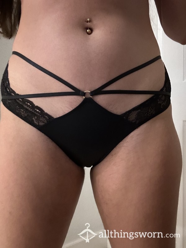 Satin Black Panties