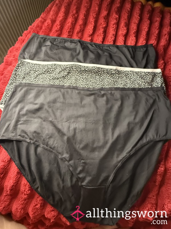 Satin Feel Fullbacks - Bbw Size 22 🍑