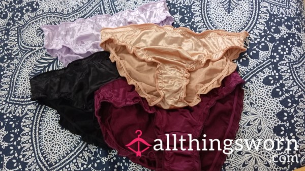 Satin Fullback Panties 💞4 Colors Available