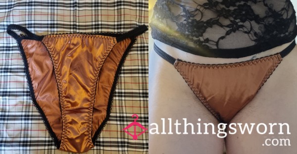 Satin G-String Panties