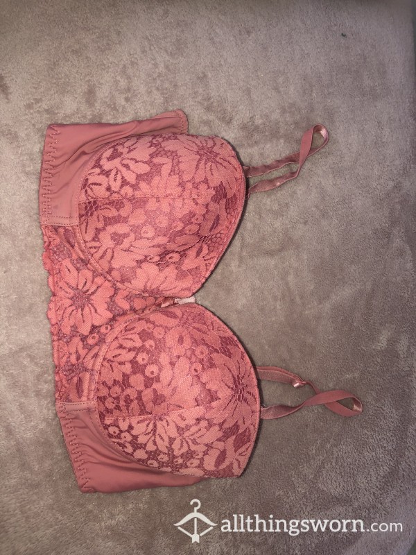 Satin & Lace Push Up Bra