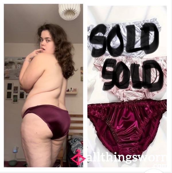 Satin Panties- UK Size 16