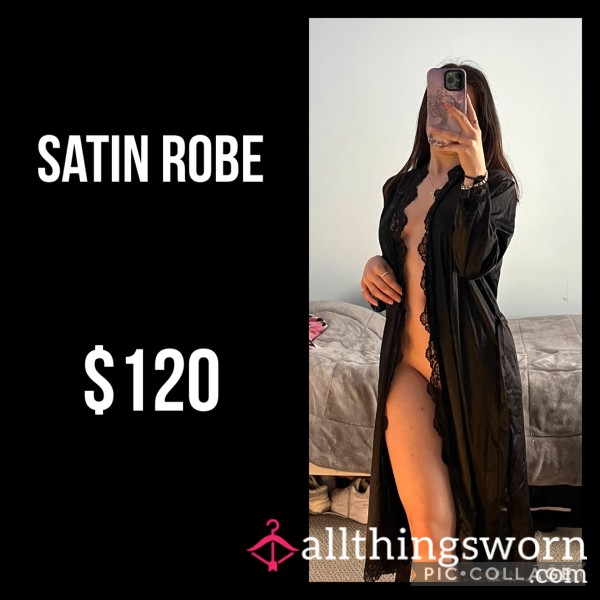 SATIN ROBE