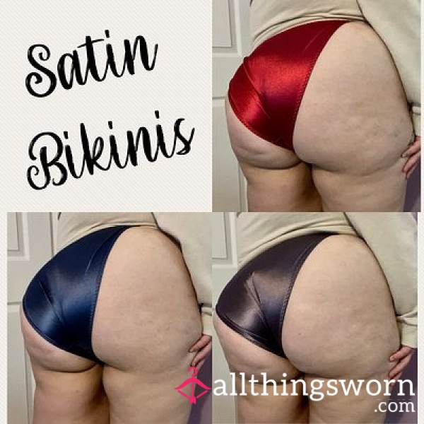 Satin String Bikinis