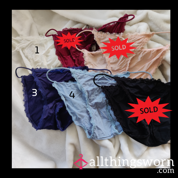 Satin String Bikinis