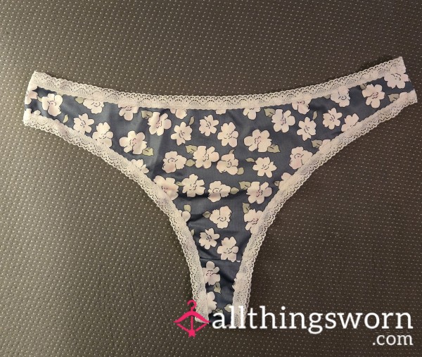 Satin Thong Panties