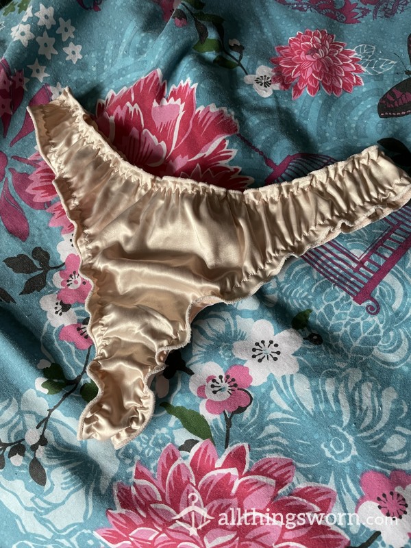 Satin Thongs 24 Hr Wear